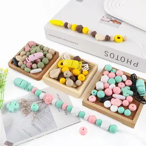 Silicone Beads Kit, 33pcs/set DIY Beads Making Kit, DIY Jewelry Making Supplies for Bracelet Necklace Earrings Pendant