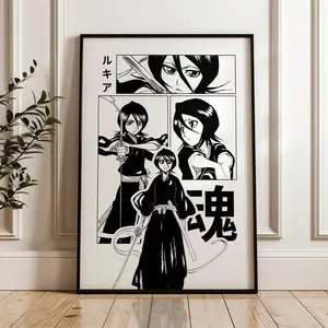 Rukia Kuchiki Bleach Poster, Bleach Wall Art, Bleach Poster