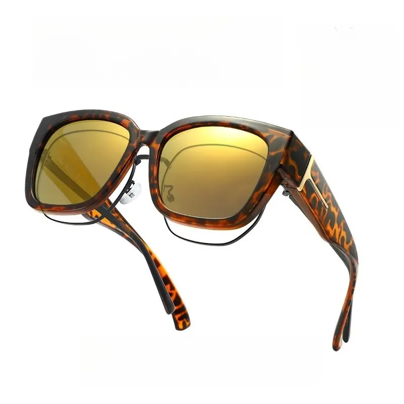 Tortoiseshell Frame, Brown Coated Lenses