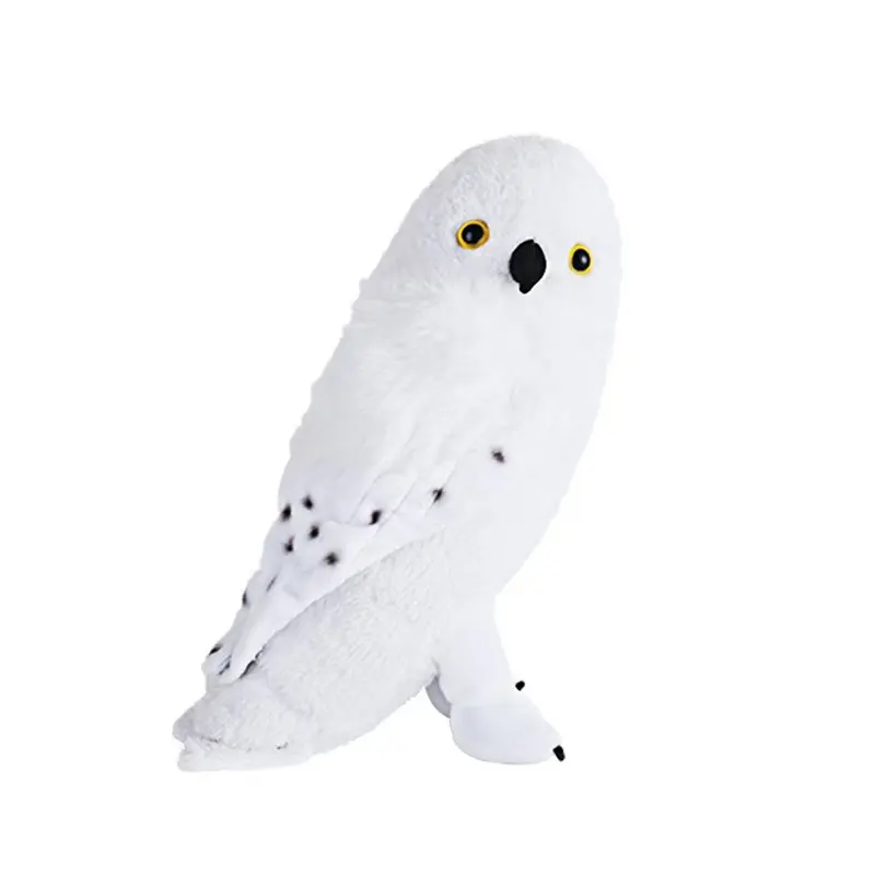 Hogwarts Hedwig Plush Toy, Owl Messenger Soft Stuffed Animal Doll, Realistic Zoo Character, Stuffed Animal Collectibles, Perfect Gift for Harry Potter Fans
