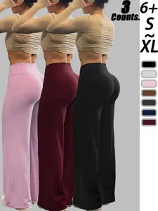 Women's High Waisted Straight Leg Stretch Yoga Pants - Slimming, Comfortable Training Leggings Pants for Gym, Running - Leggings Women Sportswear
