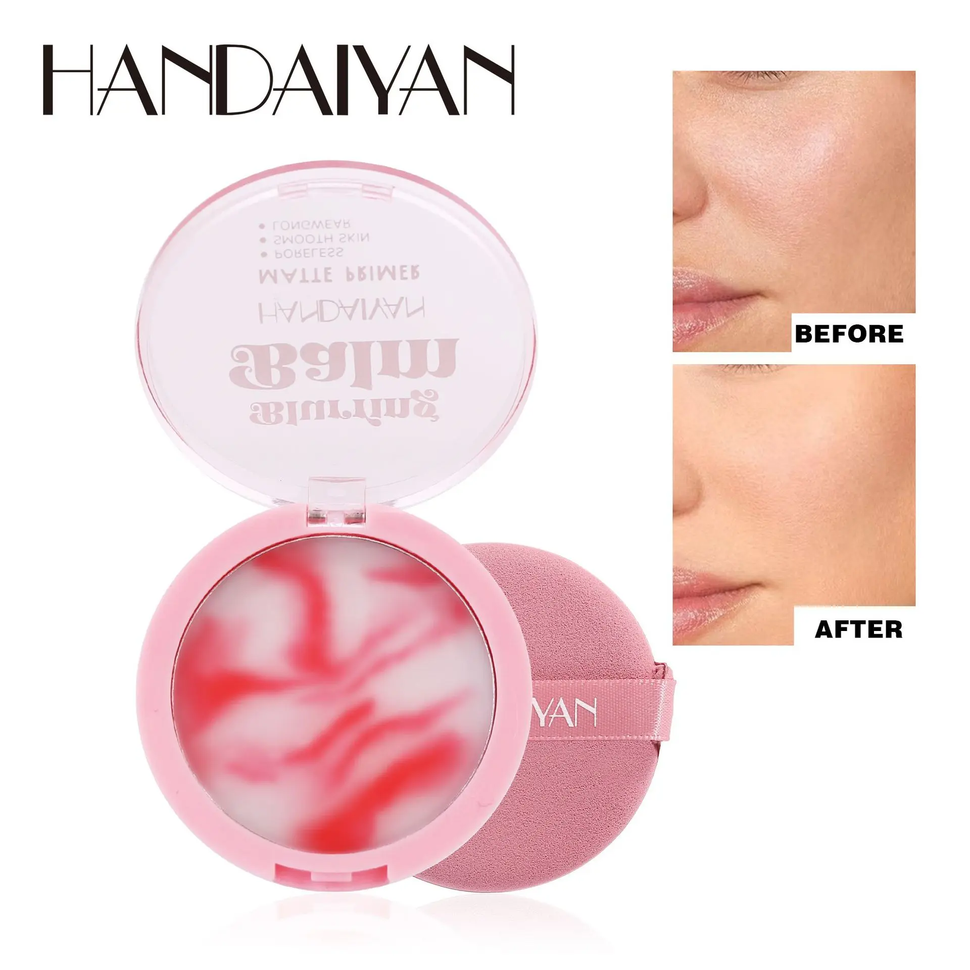 Pressed Matte Finishing Face Powder - Oil-Control Longwearing Setting Powder for Normal Skin, Smooth Formula for Flawless Natural All-Day Makeup Look, Longwearing Powder