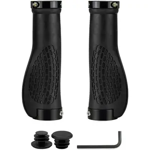 Handlebar Grips, Multi Colors/Design Optional,  Design,  Double Lock-on, Mountain  Grips, MTB BMX Downhill Foldable Urban Bicycles Grips, Scooter Grips