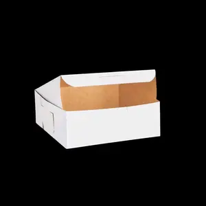 14x14×5 SET OF 6 Cake Dessert Box - Cardboard Box for Cakes and Desserts