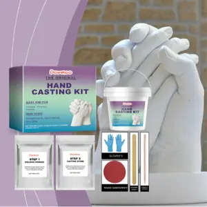 DIY Hand Casting Kit for All Seasons, Perfect for Handprints and Footprints, Great for Crafts, Gifts for Anniversaries and Holidays