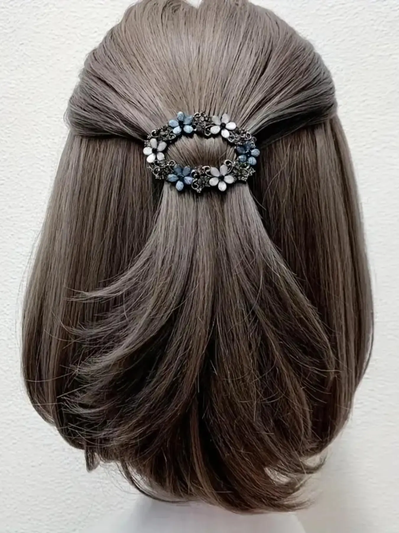 Women's Elegant Flower Design Decor Hair Clip for Hairstyles, Exquisite Trendy Metal Hair Clip, Fashion Retro Hair Accessories for Women & Girls, Flower Hair Clips, Hair Clip In