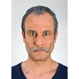 Kryolan English Salt-N-Pepper Mustache