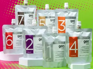 genUS Seven Shades Color Depositing Mask 200ml Professional Toning Mask for Vibrant Hair Color Maintenance at Home