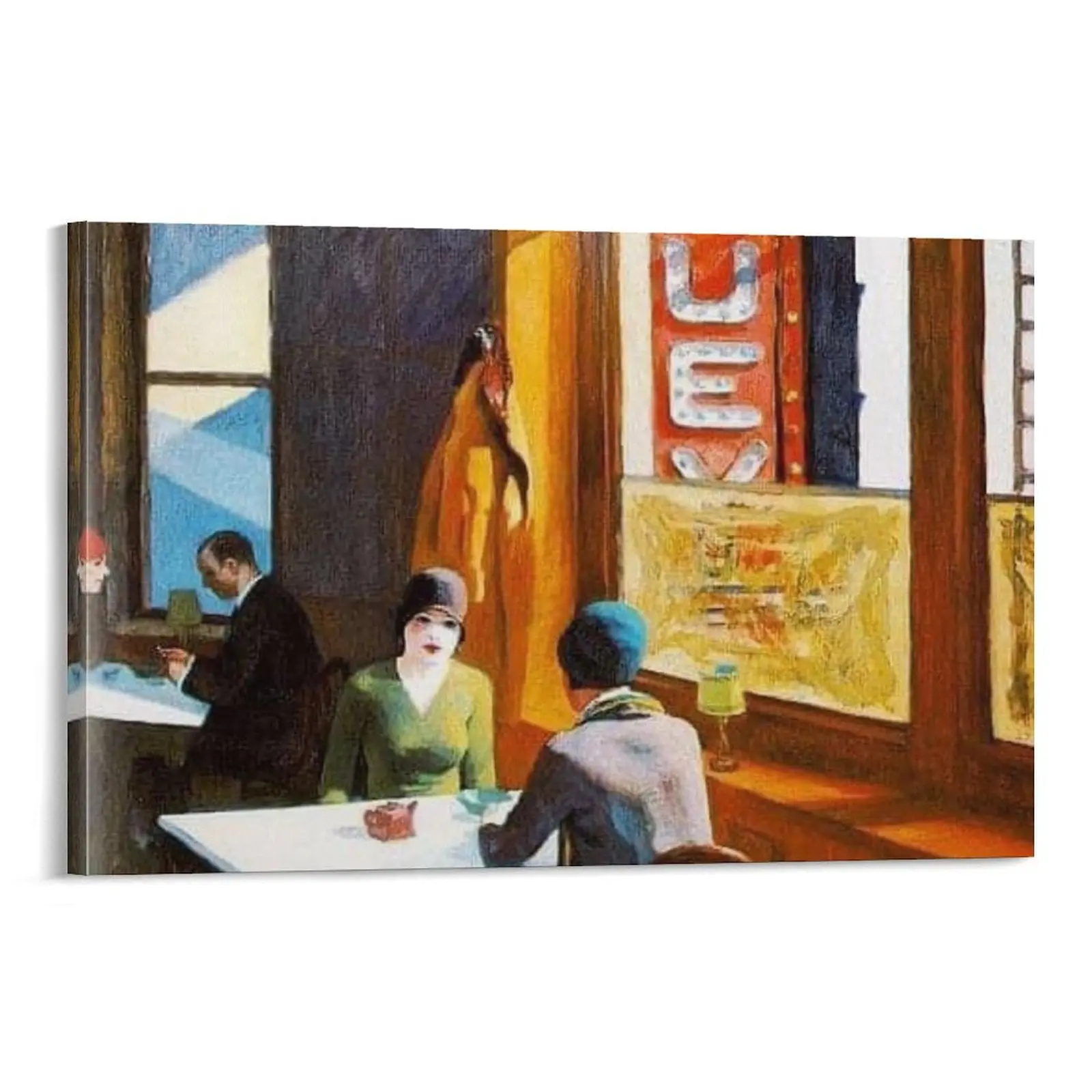 Edward Hopper Prints Paintings from The 1920s Art Poster Room Aesthetic Poster Print Art Wall Painting Canvas Posters Gifts Modern Picture Frame