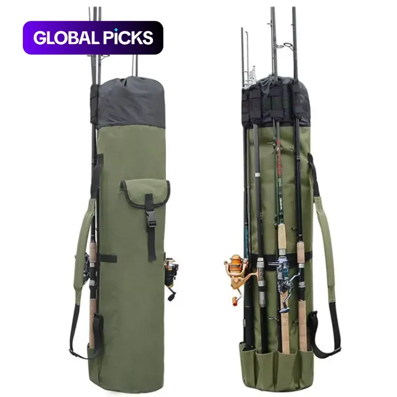 Multifunctional Fishing Pole Bag, Portable Organizer Bag for Fishing Tools, Outdoor Fishing Accessory #GLOBAL PICKS Multifunctional Fishing Pole Bag, Portable Organizer Bag for Fishing Tools, Outdoor Fishing Accessory #GLOBAL PICKS