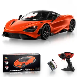 MIEBELY Remote Control Car, McLaren Rc Cars Officially Licensed 1/12 Scale High-Speed 2WD Brushless 7.4V 900mAh Toy Car with 12km/h Fast Model Car Headlight for Adults Kids Boys Age 6-12 Year Birthday Ideas Gift
