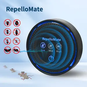 RepelloMate Ultrasonic Pest Repeller Plug-In – Upgraded Strong Penetration, 3 Modes Indoor Pest Control for Mice, Rats, Cockroaches, Spiders & Mosquitoes – Safe & Eco-Friendly