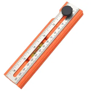 Carpenter's Depth Ruler | Lightweight | 16.7x3.7cm | Measuring Ruler Gauge | Woodworking Measuring Tool | Non-Slip | for Precise Measurement Positioning Construction