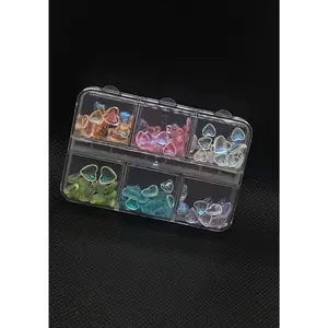 Iridescent Heart Charms