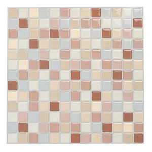【fathersdaygift】Jeedeson Pink Peel and Stick Tile for Kitchen Backsplash 10 in. x 10 in(10-Pack) wallpaper