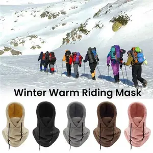 Winter Balaclava Face Mask Windproof Thermal Fleece Lined Ski Mask for Extreme Cold Weather Gear Men Women Unisex Snowboarding Motorcycle Running Outdoor Sports
