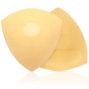 Triangle Dual-Sided Self-Adhesive Nipple Covers, Silicone Padding Inserts, Thickened Small Breast Enhancer V-Shaped Chest Pads, Sticky Bra Pads