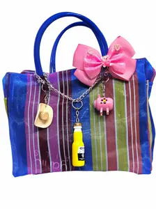 Handbag Traditional Style Casual Look #4 with Adorable Keychains for Everyday Use and Versatile Style Enhancement Classic Design for Casual Outings