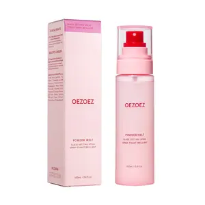 OEZOEZ Powder Melt Glass Setting Spray 3.4oz For All Skin Types Hydrating Makeup Setting Spray Provides Radiant Glass Skin Finish Long Lasting Dewy Glow