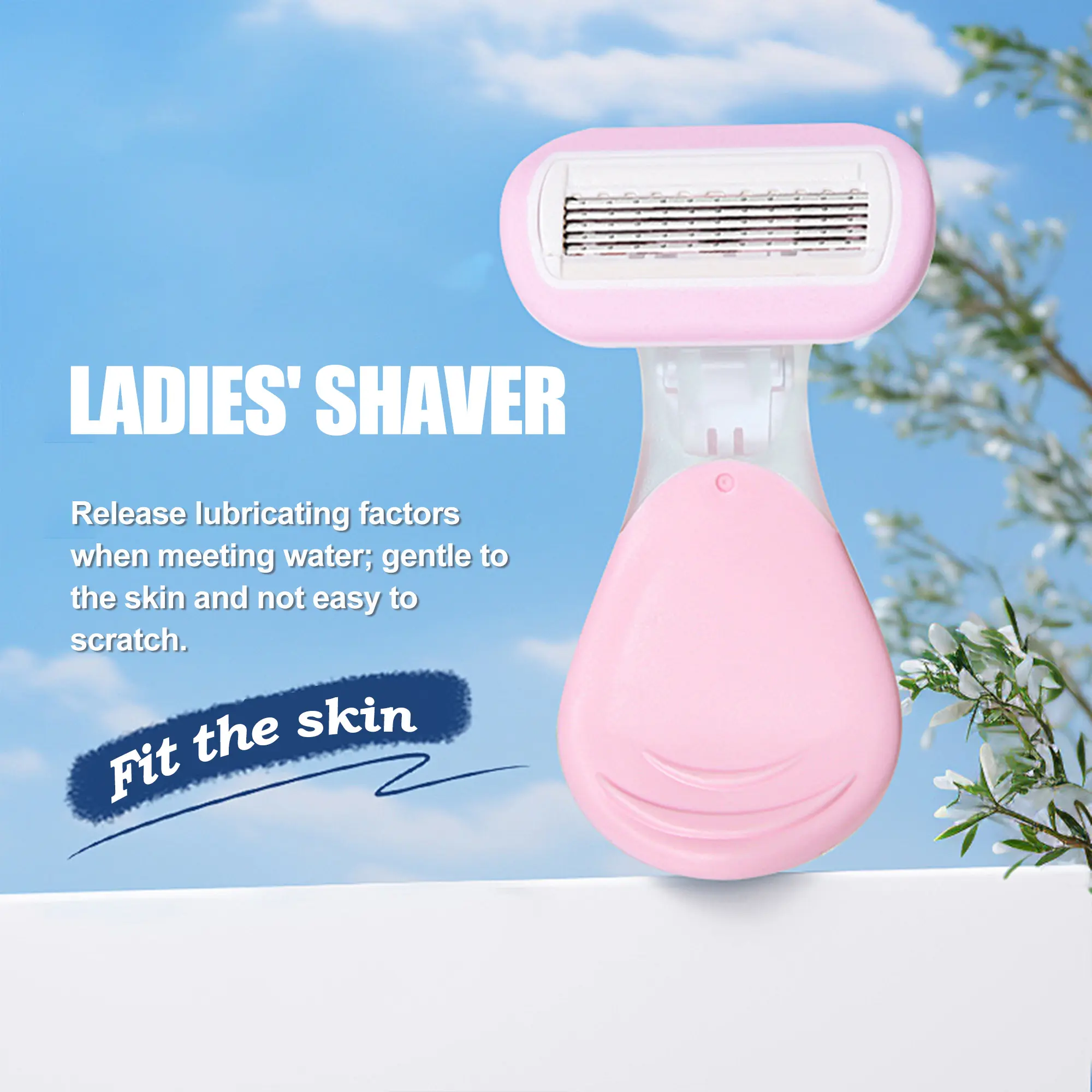 Women's Silky Smooth Travel Razors (2-Count) - Body Care Hair Removal Tool for Armpits, Arms, Flawless Results