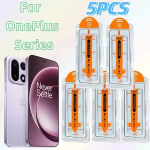 5-Pack Tempered Glass Screen Protector for Oneplus Ace Series, Supports Ultrasonic Fingerprint Unlock, 9h Hardness, Easy Installation with No Dust or Bubbles