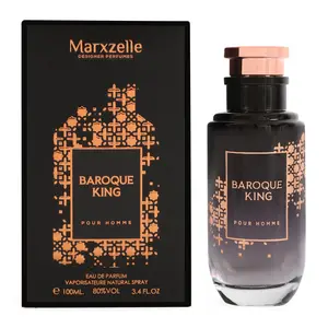 Marxzelle Designer Perfume Baroque King Pour Homme 100ml Fragrance for Men