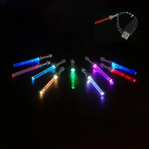BrickBling USB-powered LED lightsaber, specially designed for minifigures. A handheld glowing lightsaber—perfect as a birthday or holiday gift