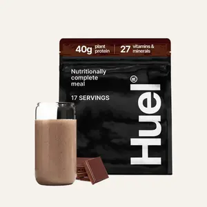 Huel Black Edition Powder | 40g Plant-Based Protein | 27 Vitamins & Minerals | Nutritionally Complete Meal | 17 Servings