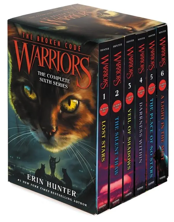 Warriors: The Broken Code Box Set: Volumes 1 to 6 (Warriors: The Broken Code) by Erin Hunter [Paperback Book]