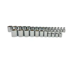 Craftsman 27 Piece 3/8" Inch Drive Socket Set, 6 Point, Standard & Metric