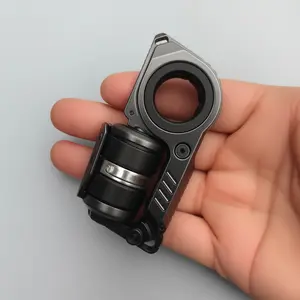 EDC, Finger Spinner Toy, Metal Design Stress Relief Fidgeting Toy, Adult Novelty Toy, Clear Sound, Magnetic Design, Enhances Focus and Relaxation, Stress Relief Gadget
