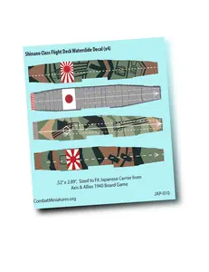 Custom Japanese Shinano Class Carrier Flight Deck Water Slide Decals B (x4)