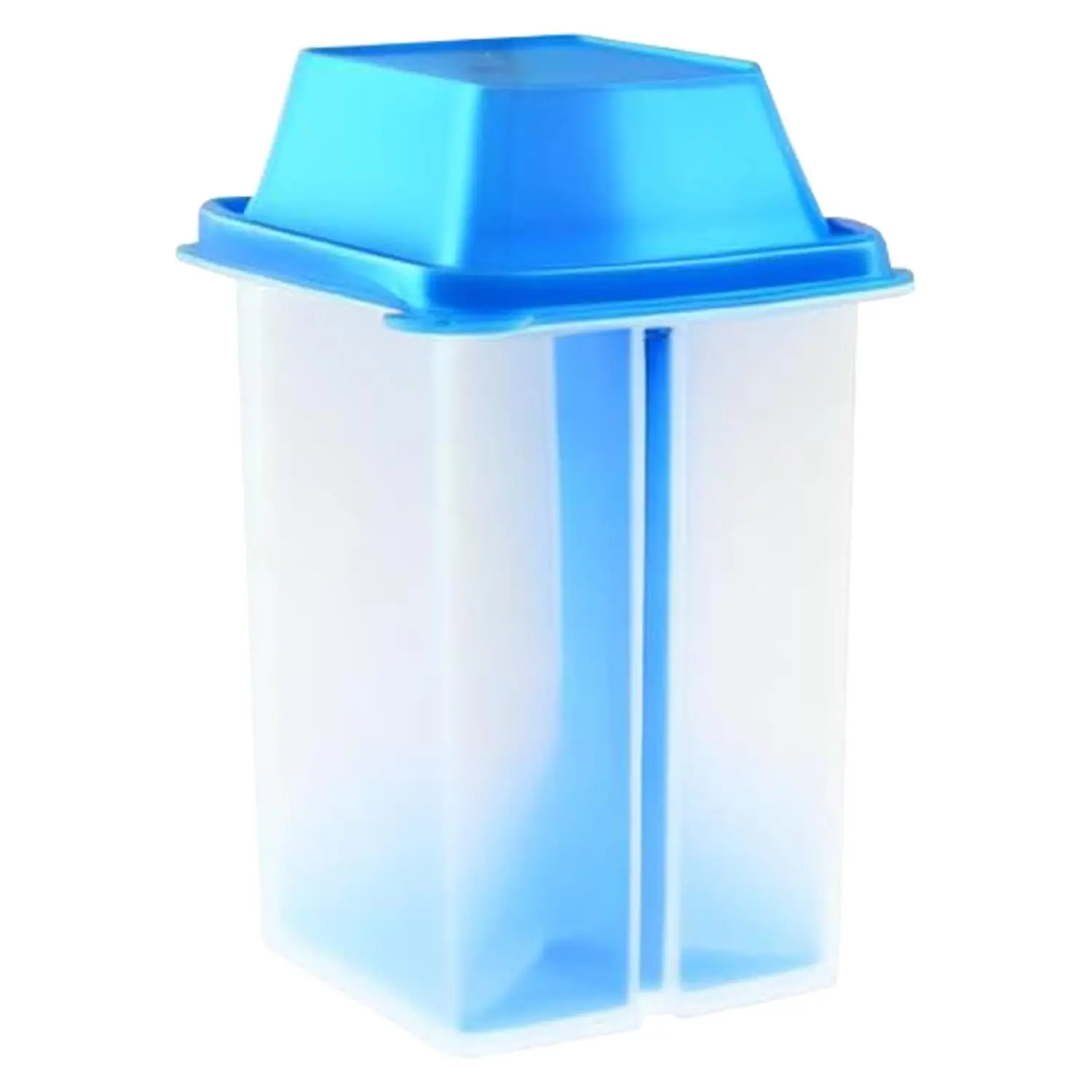 Pickle Container with Strainer - BPA Free Jalapeno Container with Strainer for Mess-Free Storage of Condiment Food - Pickle Holder with Strainer with Easy to Open Lid Design (Blue)