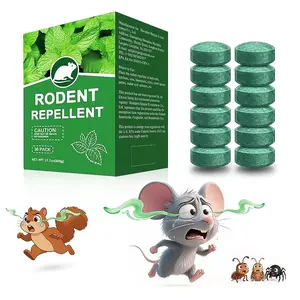 SCARILPEST 36-Pack Peppermint Oil Repellent Fast-Acting All-In-One Formula Deters Rats Mice Ants Eco-Friendly Cost-Effective Long-Lasting Strong Scent User-Friendly Safe