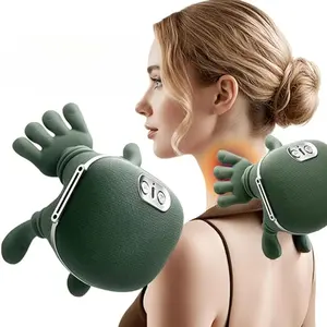 Wearable Palm-Shaped Neck & Body Massager, Portable Deep Tissue Massage Device, Suitable for Neck Shoulder Back, Home Office Travel Use, Neck Shoulder Relaxer