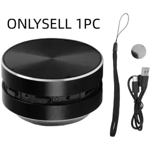 Mini Bone Conduction Speaker, Perfect Gift for Dad, Portable Sound Solution, Ideal Outdoor Use, Table Mount, Lithium Batteries Included
