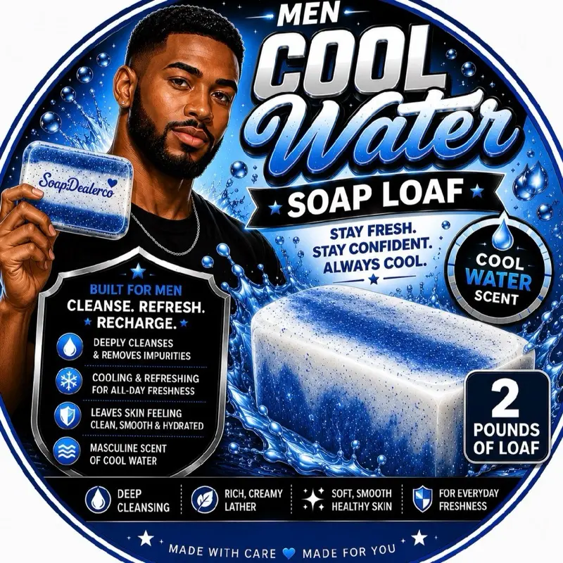 Men’s Cool Water Soap Loaf