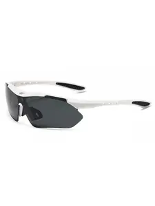 【1pay】Outdoor Sports Cycling Fashion Glasses, Windproof Sand-Resistant Half Frame Design, Suitable for Riding and Hiking, Unisex