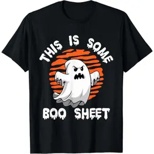 This Is Some Boo Sheet Ghost Retro Halloween Funny Men Women T-Shirt good graphic tees