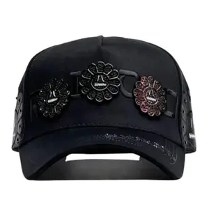 MURA THREE full set– Limited Edition Streetwear Snapback Embroidered Hat, Adjustable Casual Street Cap black