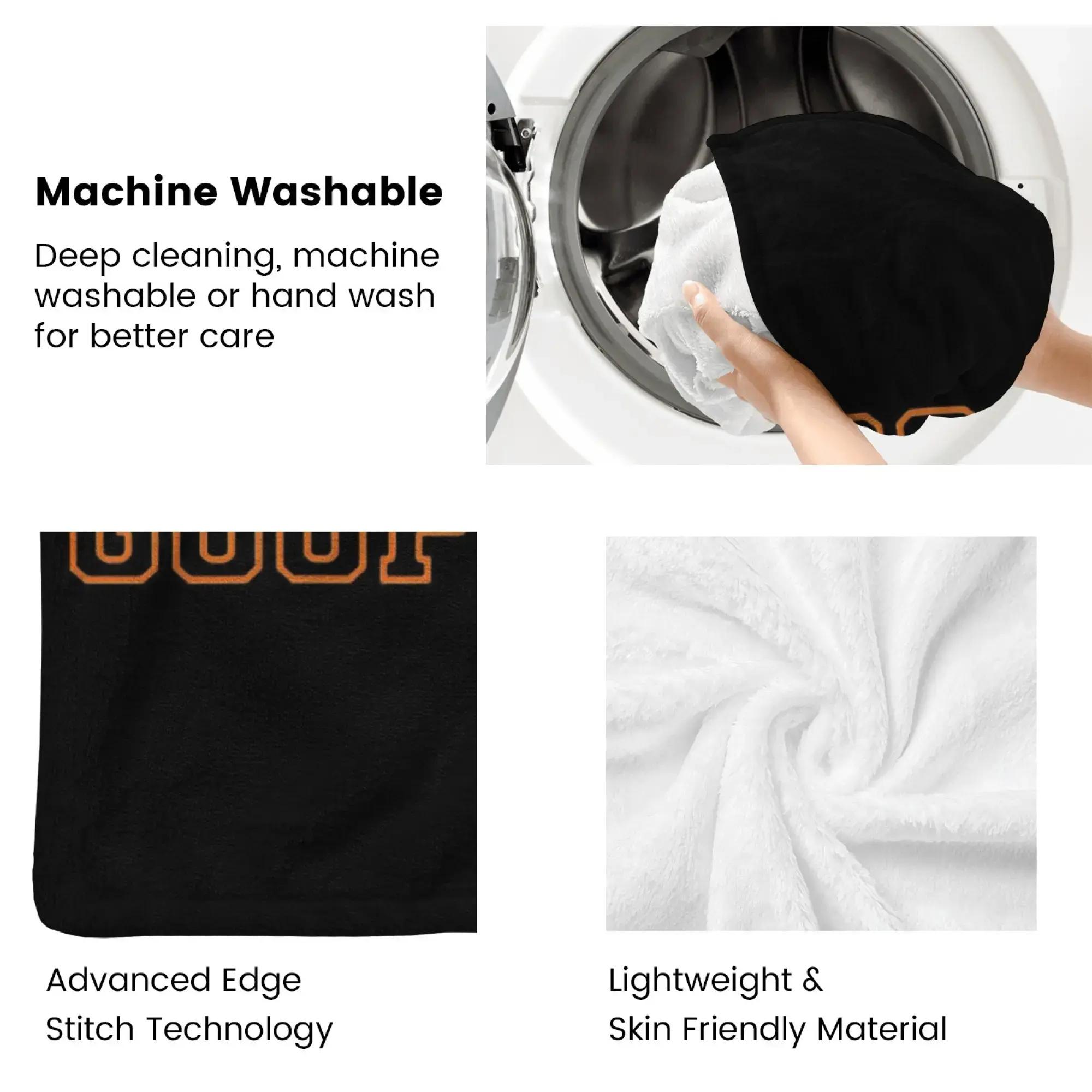 Goop Goop Cowboy Peanut Viral Meme Black Background Print Flannel Blanket Cooling Blanket Homegoods Soft Cozy For Bedroom Living Room Sofa For Meme Lovers Western Fans Perfect Gift