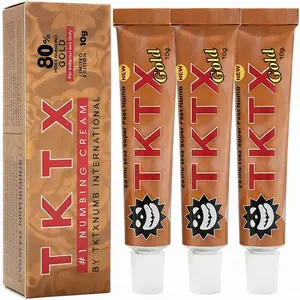 3 Pcs TKTX 80% Strong Numbing Cream for Tattoos, Piercings & Microblading – Fast Pain Relief, Limited Edition 10g | #NumbingCream #TattooPainRelief #PiercingCream
