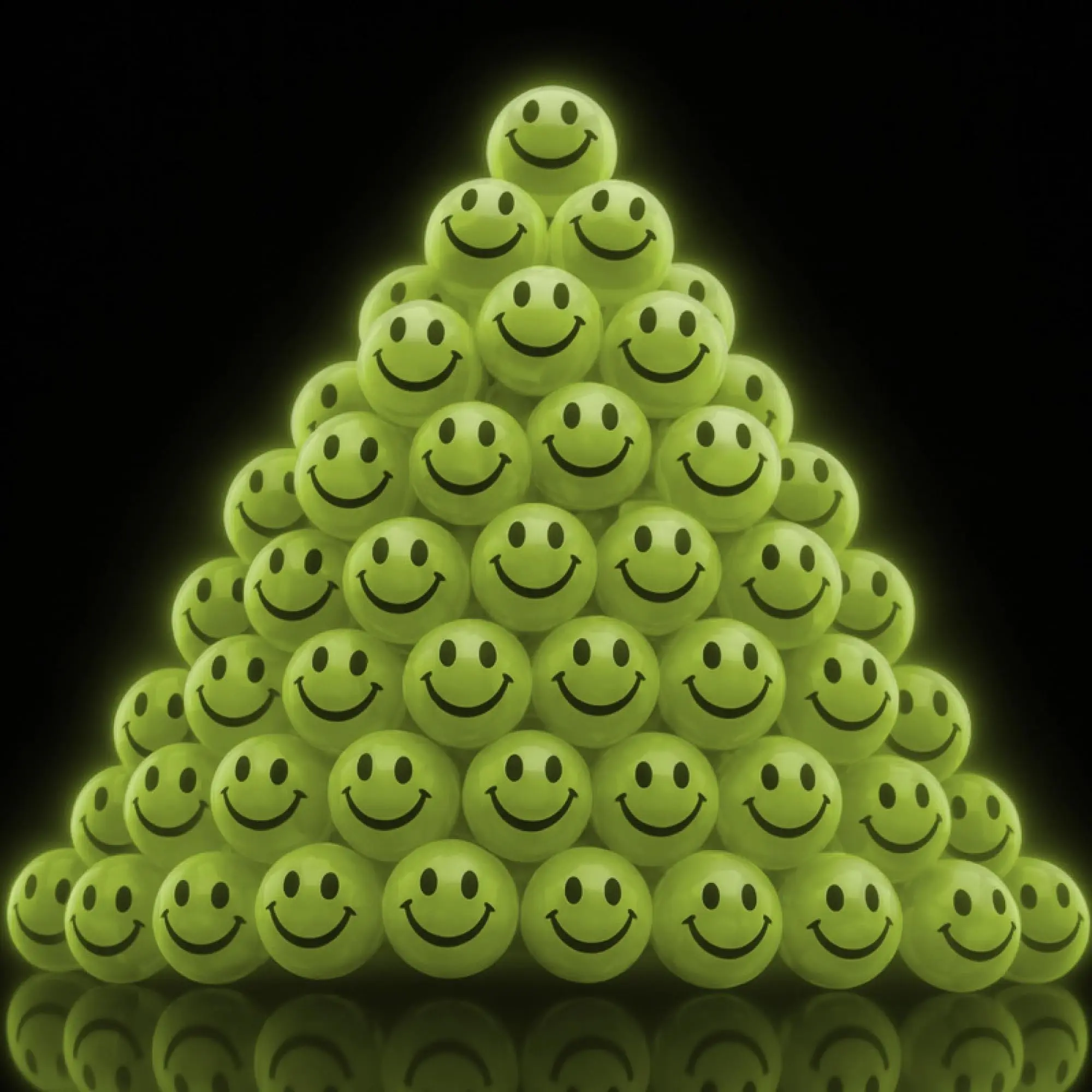 ArtCreativity Unisex Durable BPA-Free 1-in Glow in the Dark Rubber Bouncing Balls Pack with Smiley Faces - Festive Birthday Party Favors, Stocking Stuffers, Active Play Supplies