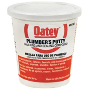 212 MAIN Oatey 31166 Multipurpose Stainless Steel Plumbers Putty, 14 Oz, for Natural Surfaces