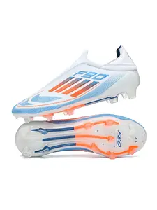 Men's Football Shoes Long Stud Ag Fg Outdoor Sports Competition Training Shoes, Comfortable Breathable Artificial Grass Football Boots Soccer Cleats