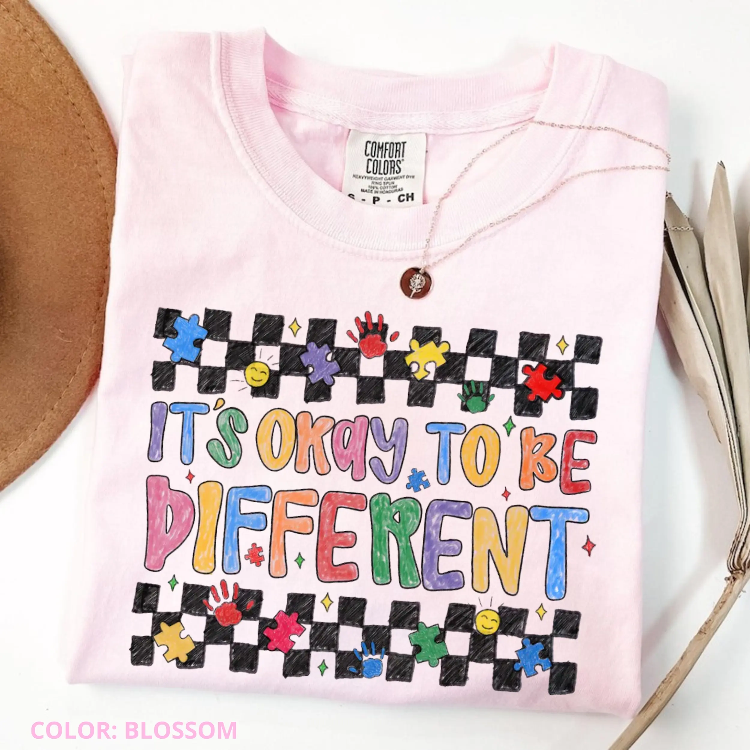 Comfort Colors Retro Autism Shirt, Coquette Rainbow Puzzle Awareness Tee, Neurodiversity Positive T-shirt, Autism Awareness Tee