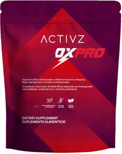 ACTIVZ NitroxPro Drink Powder Beets L-Citrulline Rutinosides CyLoc Dextrin DexKey for Nitric Oxide Cardiovascular Support 6.0 oz 171g Caffeine-Free Energy Heart Health