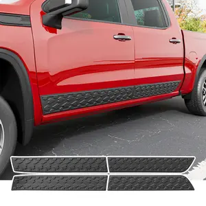 [Fits 19-25 Silverado & Sierra 1500]Door Molding Trim Compatible with Chevy GMC Crew Cab Rocker Panel Molding Trim Protector Replacement for 2019-2025 Chevy Silverado Accessories