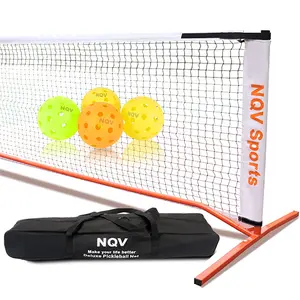 【Christmas gift 】NQV Sports 22-Foot Pickleball Net with Weatherproof Metal Frame 4 High Saturation Pickleballs Duffel Bag and Chalk Easy Setup Portable Design for Outdoor Indoor Play Outdoorfun #TikTokShopBlackFriday basketball hoop basketball accessories
