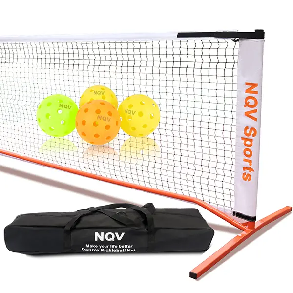 【Christmas gift 】NQV Sports 22-Foot Pickleball Net with Weatherproof Metal Frame 4 High Saturation Pickleballs Duffel Bag and Chalk Easy Setup Portable Design for Outdoor Indoor Play Outdoorfun #TikTokShopBlackFriday basketball hoop basketball accessories